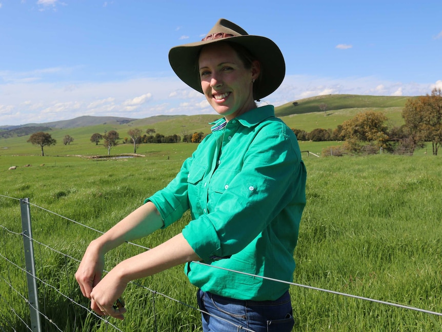 Alison Southwell at her property near Bookham