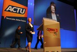 Gillard addresses ACTU Congress