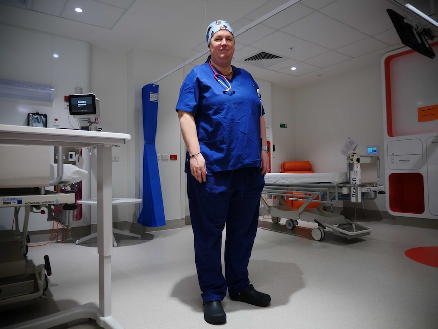 Perth Children's Hospital anaesthetist Professor Britta Regli-von Ungern-Sternberg at Perth Children's Hospital in August 2020.