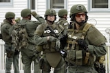 SWAT team searches for Boston bombing suspect