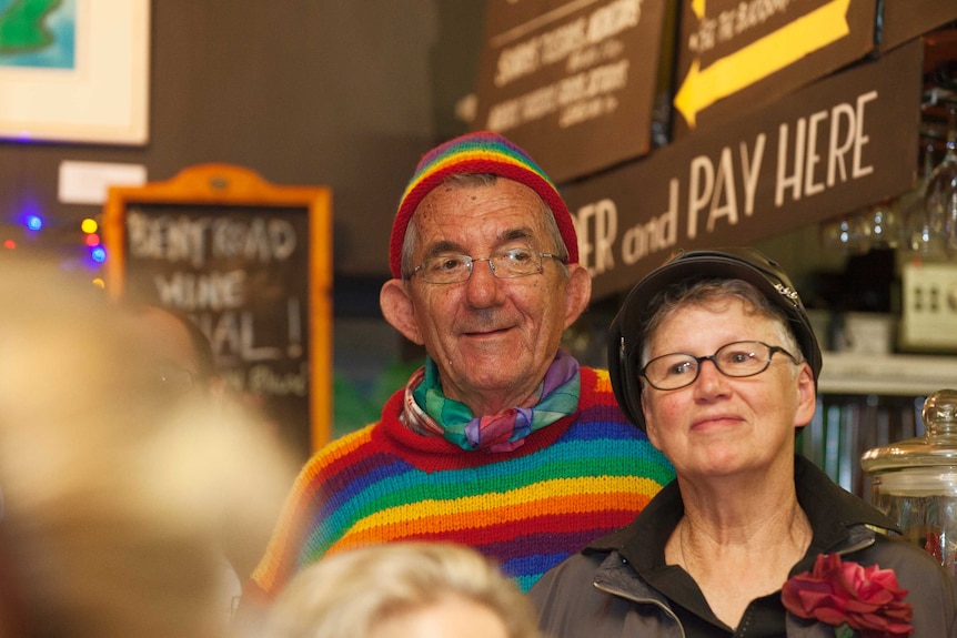 Brian and Carol in Maleny in 2012