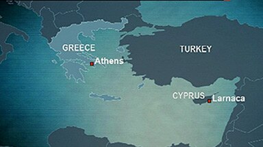 The plane crashed at Varnava, an uninhabited area about 40km north-east of Athens.