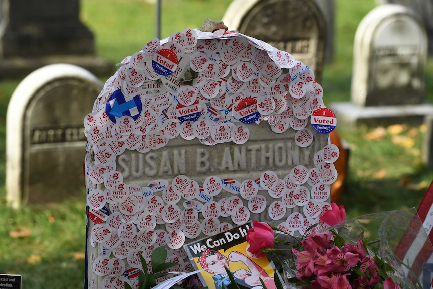 The grave of Susan B Anthony