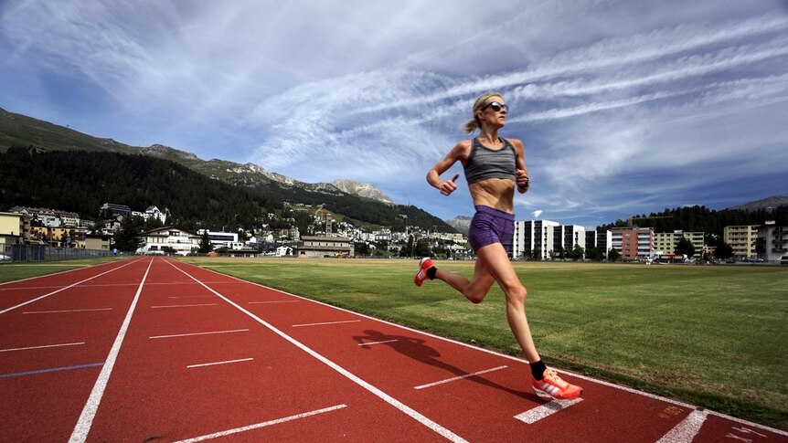 Training at St Moritz