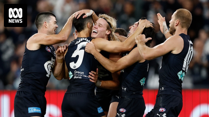 AFL-Live-Updates: Carlton schlägt Richmond in einem Thriller der ersten Runde beim MCG, Tigers-Verteidiger Josh Gibcus erleidet eine Kreuzbandverletzung