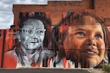 Pearl Gibbs street art mural in Dubbo