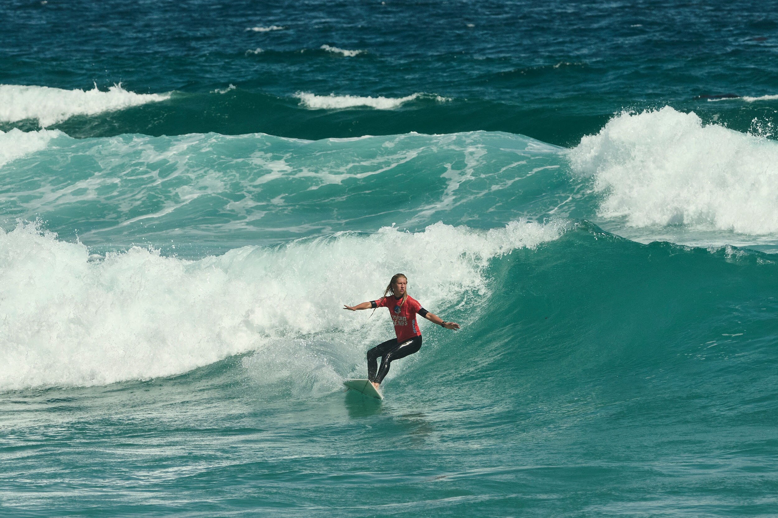 Surfing club at Phillip Island all, and girls are loving the
