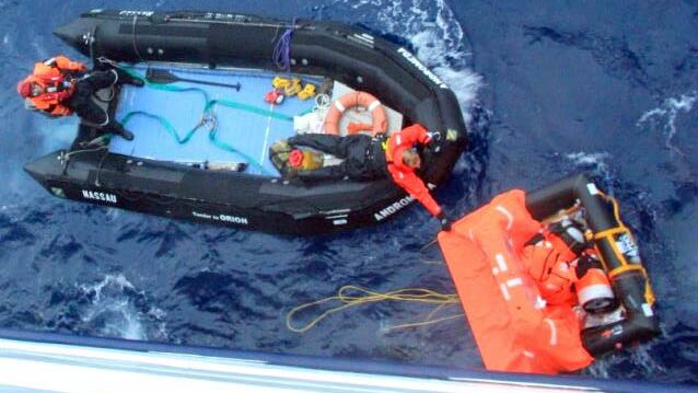 Orion crew rescue Alain Delord