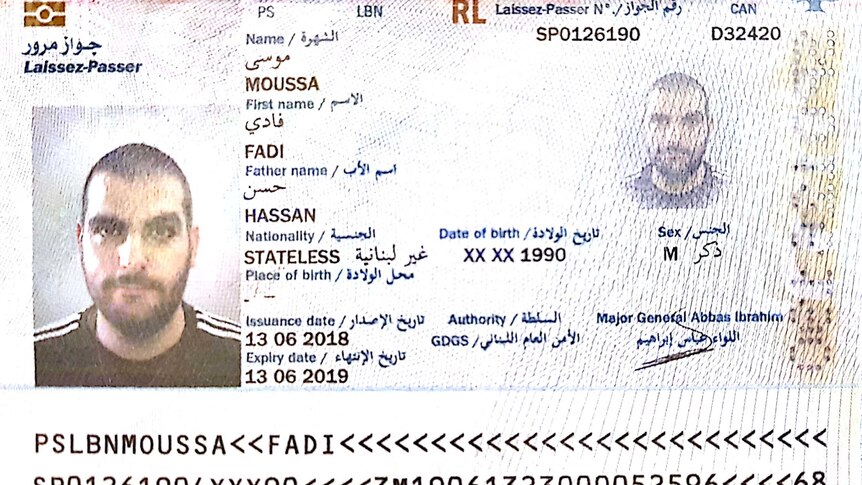 A travel document from Lebanon that looks like a passport