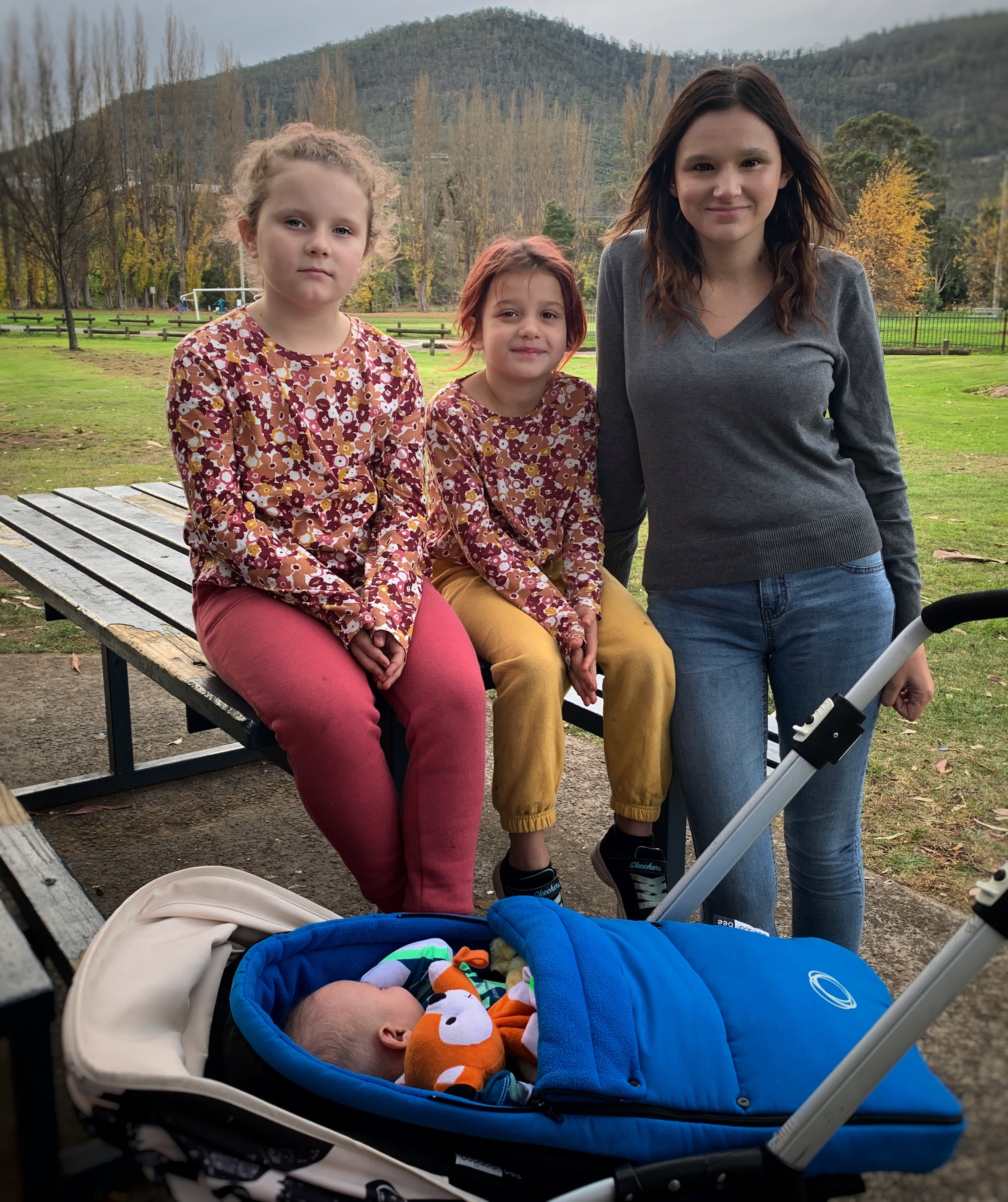 Derwent Valley resident Sarah Ena a with her daughter Miekah Anderson, her son, Zander Anderson and their cousin Tori Hunter.  