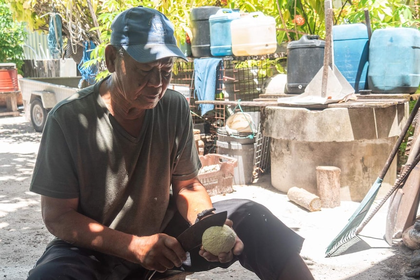 The Home Island copra industry folded in the 1980s, but the Cocos Malay elders still have deft skills.