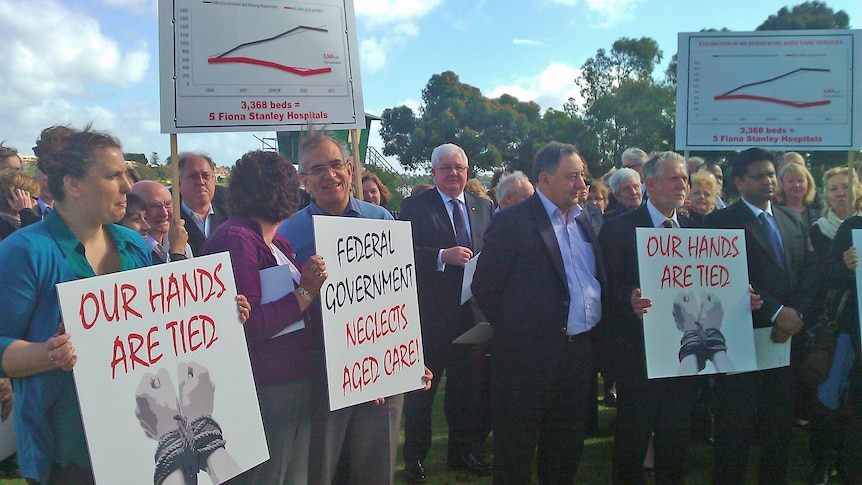 Aged care rally