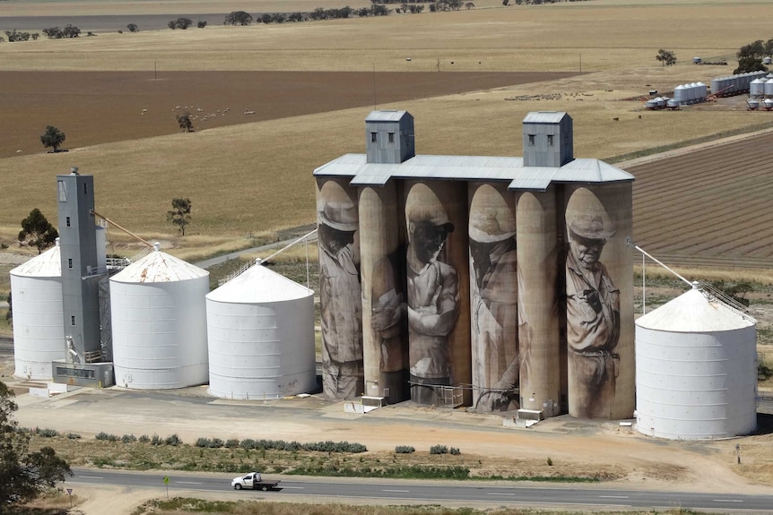 Brim silos.