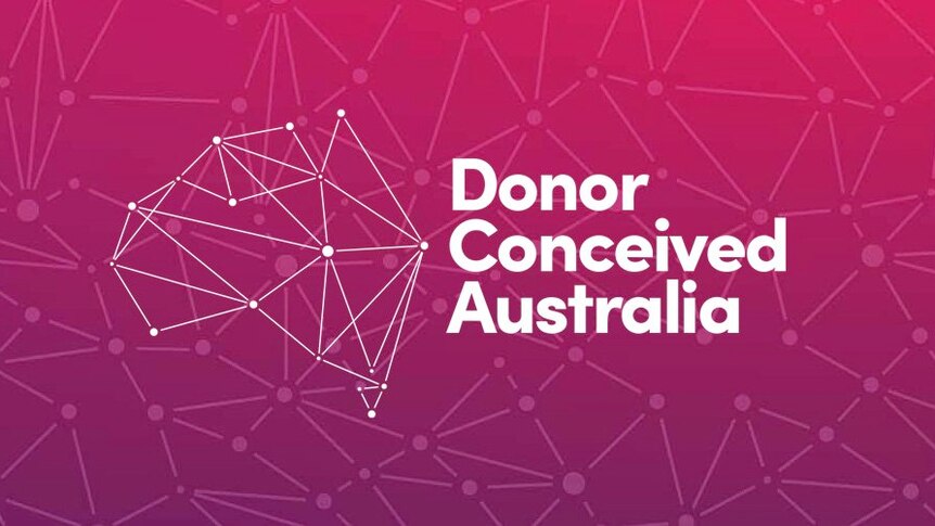 The logo for the organisation Donor Conceived Australia.