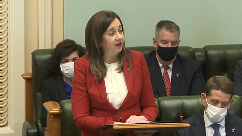 Queensland Premier Annastacia Palaszczuk speaks about COVID-19 in Parliament