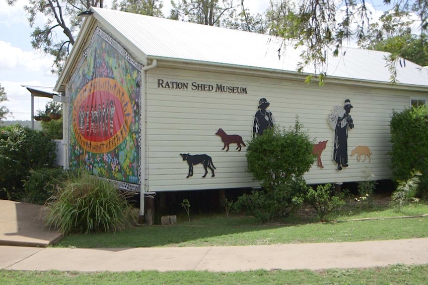 The Cherbourg ration shed.