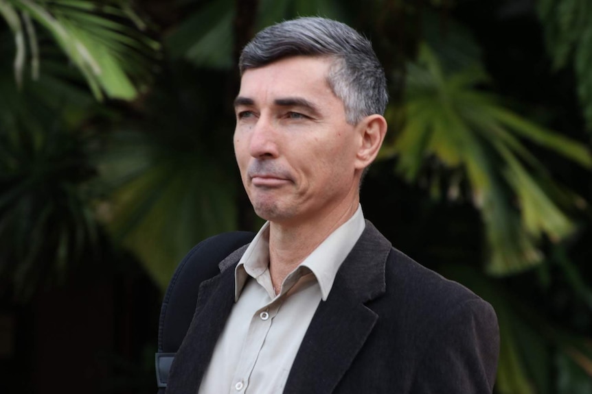 Headshot of Alan George Vico outside Cairns Courthouse.