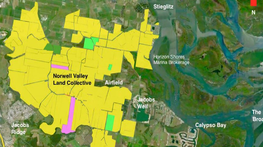 Map of Norwell Valley development proposal