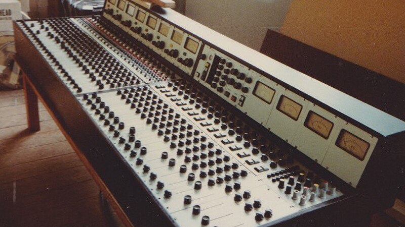 Bruce Window Electronics audio console, used to record The Saints 'I'm Stranded'.