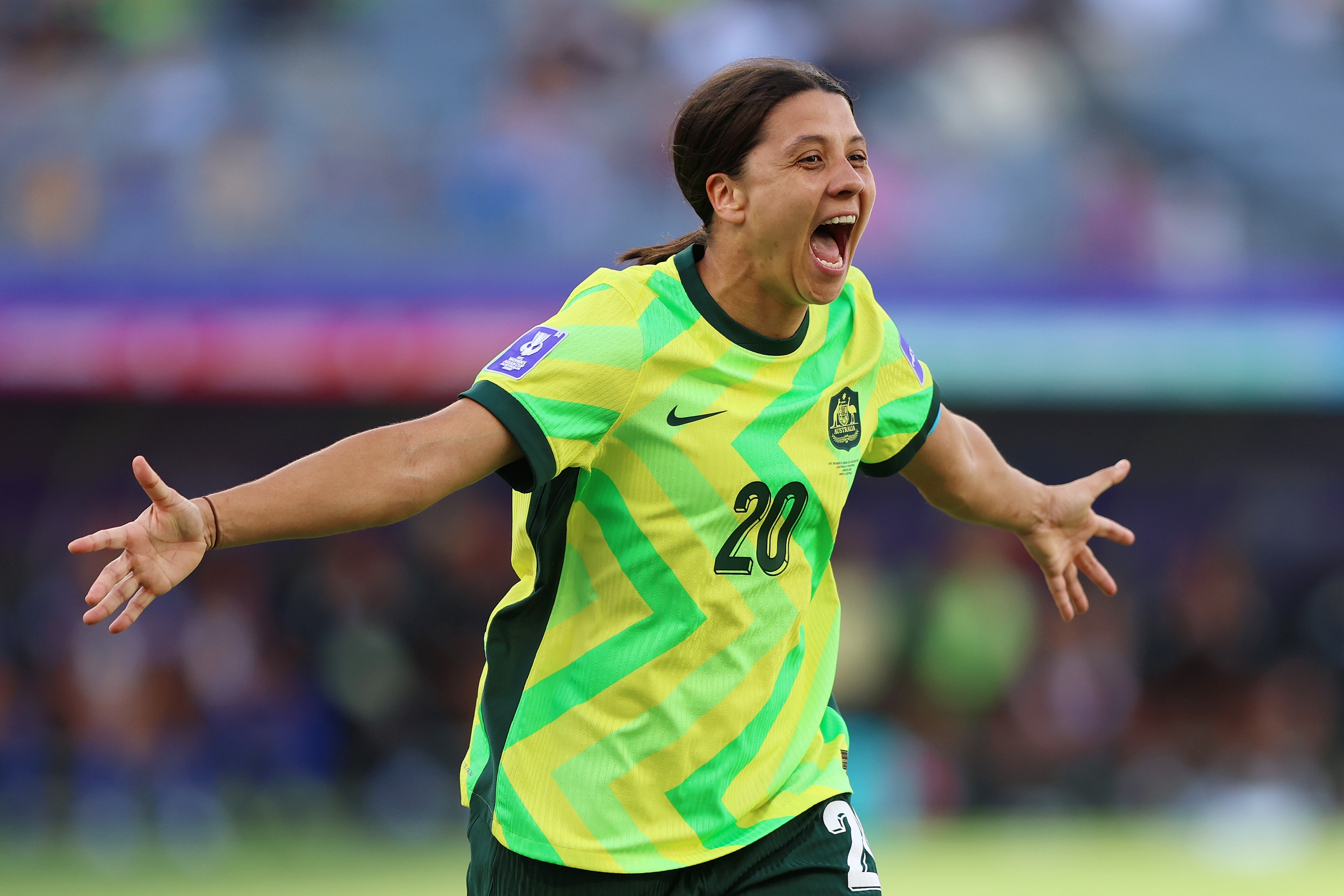 Sam Kerr scores but admits it ‘didn’t click’ in Matildas’ Asian Cup opener