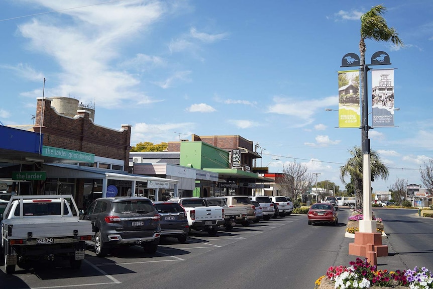 The main street of a country town