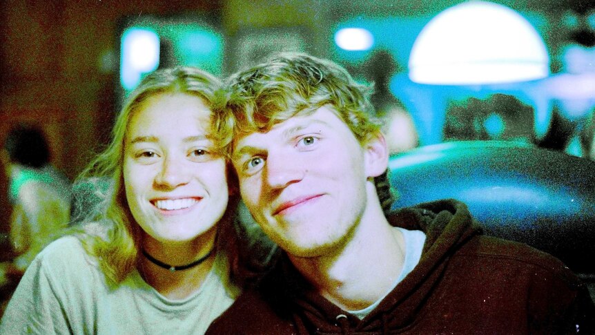Riley Howell pictured with his girlfriend Lauren Westmoreland on September 1, 2017.