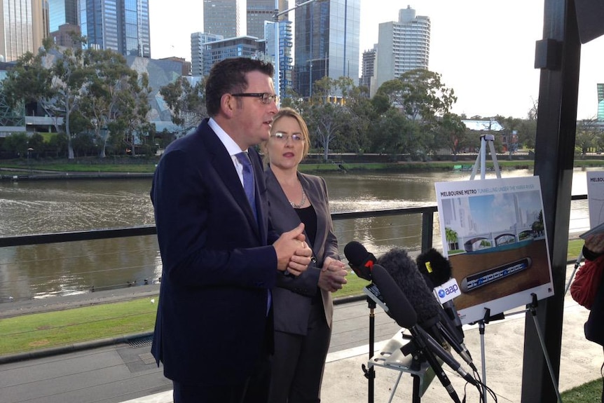The Government said tunnelling under the Yarra River was less disruptive than other options.