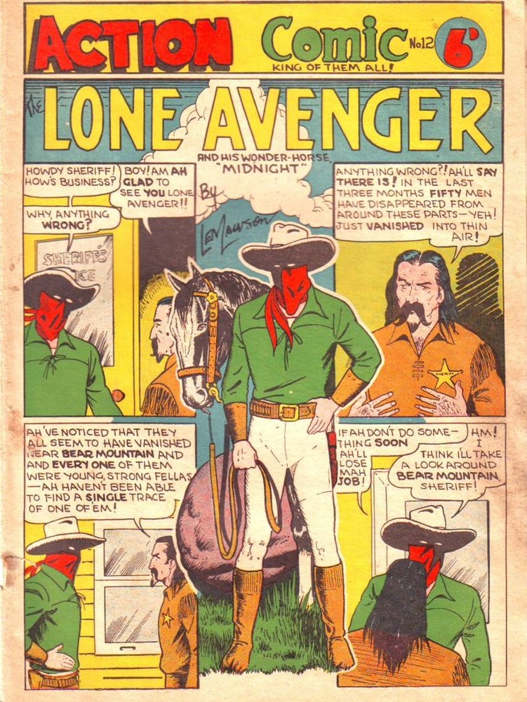 The Lone Avenger cover