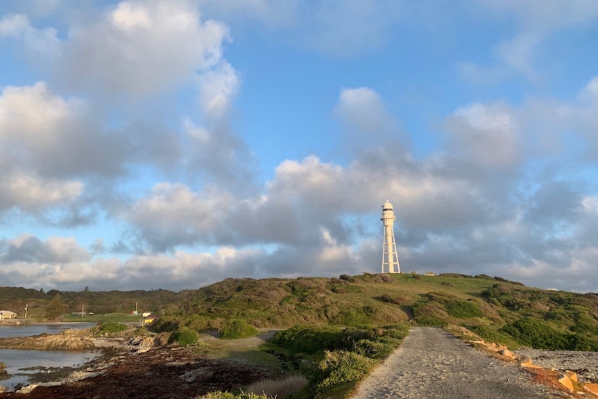 The lighthouse at Currie on King Island.