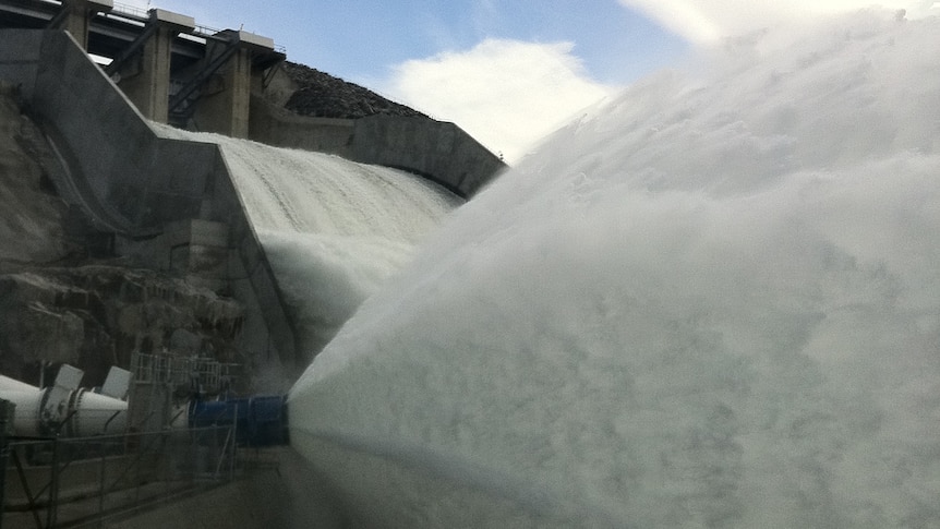 The gates of Jindabyne Dam have been opened for the first time since the mid-1970s.