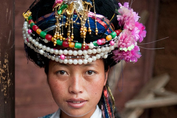 La Chuo Zhu Ma in traditional dress