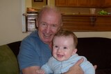 Michael McFadden with grandson