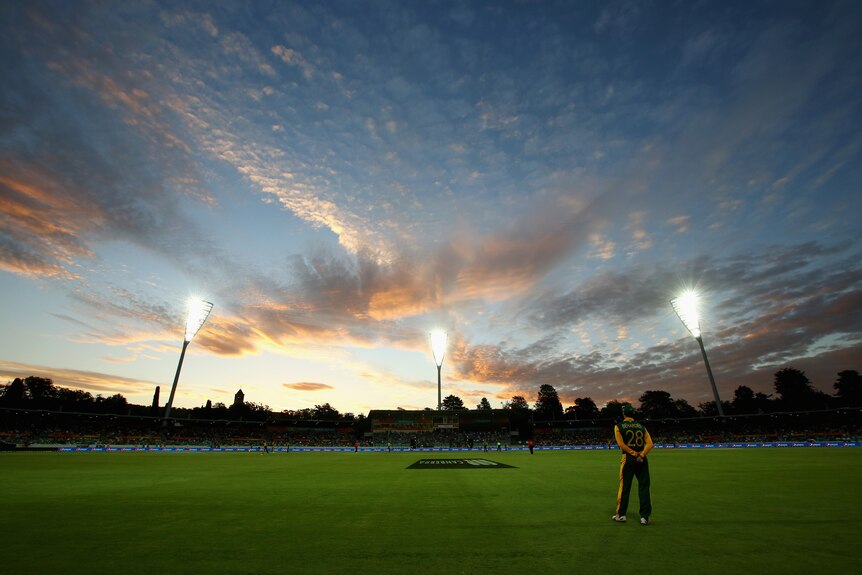 General view of Manuka Oval