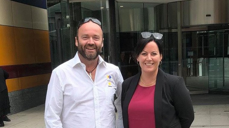 Cadbury workers Brendan McCormack and Natasha Tewson