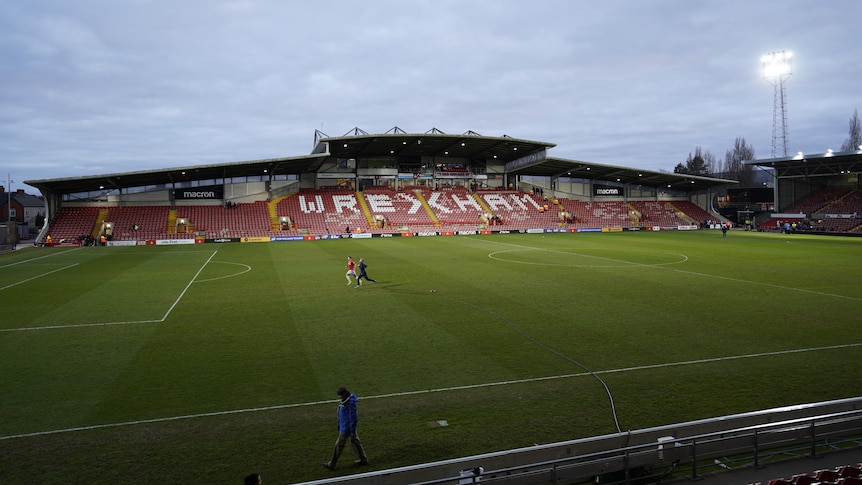 A football oval.