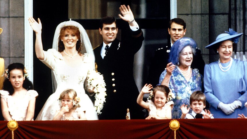 The Duke and Duchess of York on their wedding day, July 23, 1986.