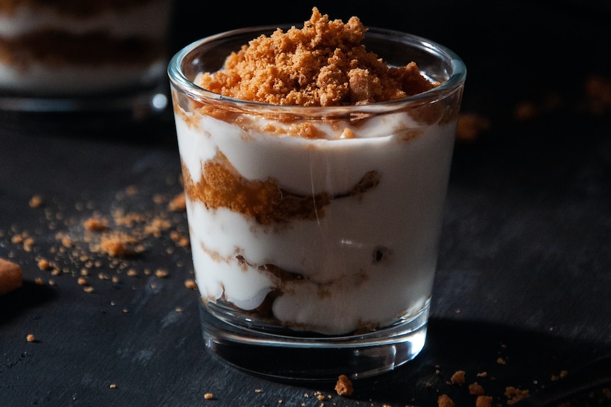 Tiramisu in a glass