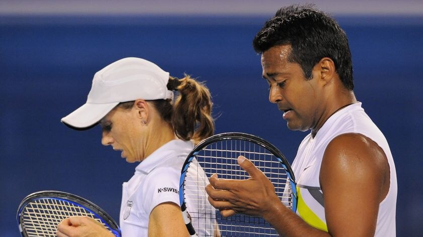 In perfect time: Paes and Black teamed up for a second grand slam title.