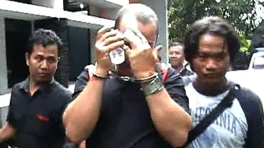 Robert McJannett was caught with 1.7 grams of marijuana at Denpasar Airport on New Year's Eve.