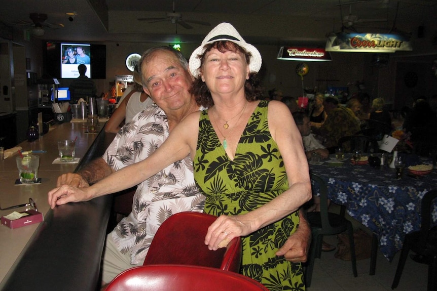 John 'Pete' Hansel and his wife Sue Hansel at their local Elks Lodge.