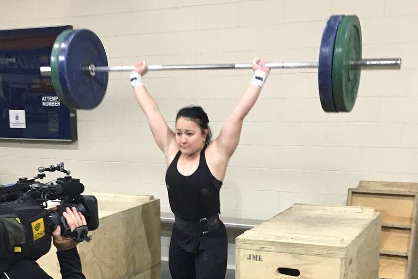 Weightlifter Erika Yamasaki