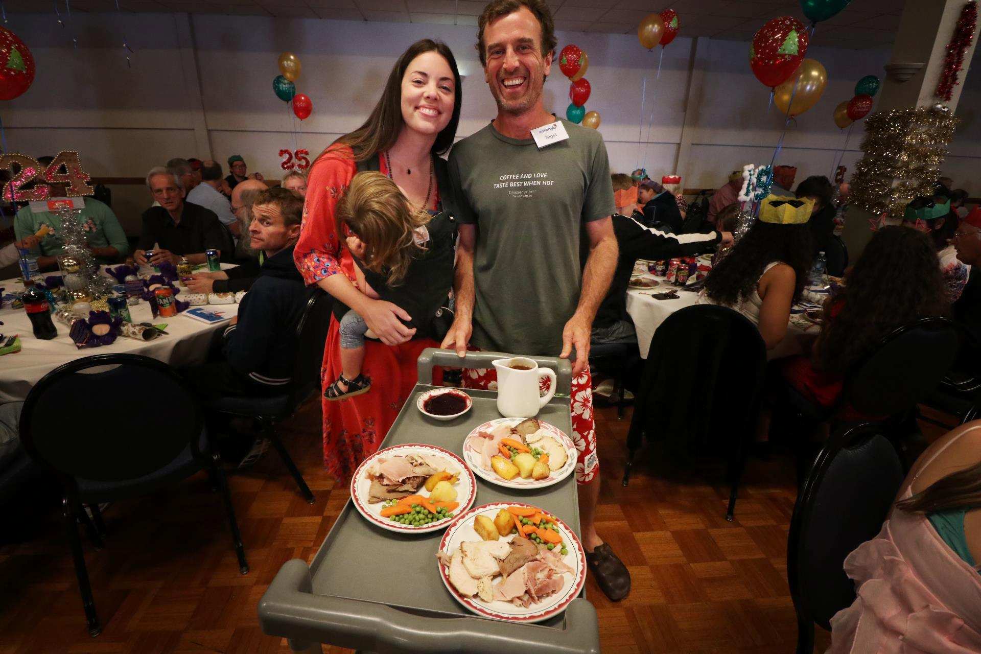 Christmas cheer on the menu at Colony 47 charity lunch in Hobart ABC News