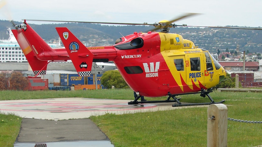 Tasmanian rescue helicopter.