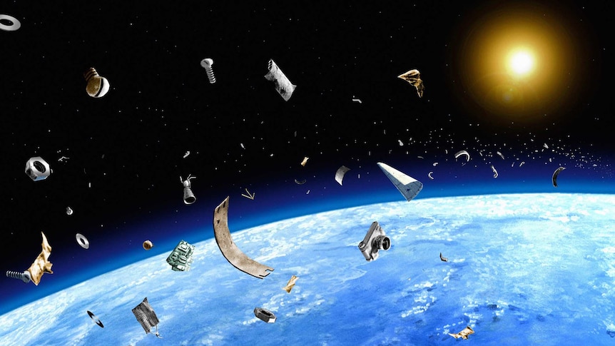 Artist's impression of space junk