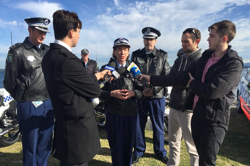 NSW Police Deputy Commissioner Catherine Burn speaking to the media.