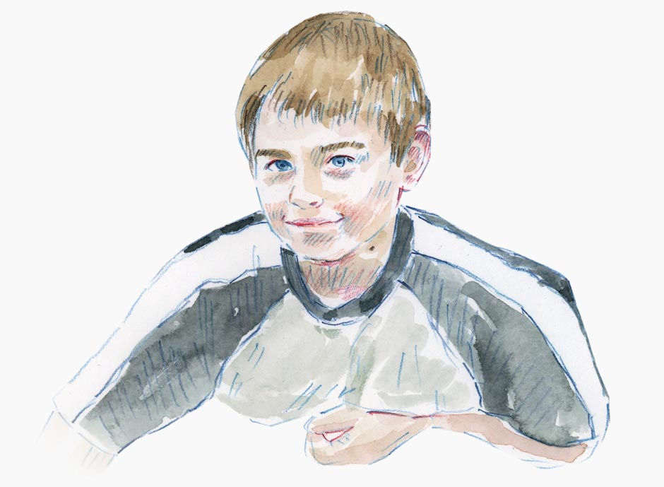 A portrait of Daniel Morcombe who was a 13 year old boy from Queensland abducted and murdered in 2003.