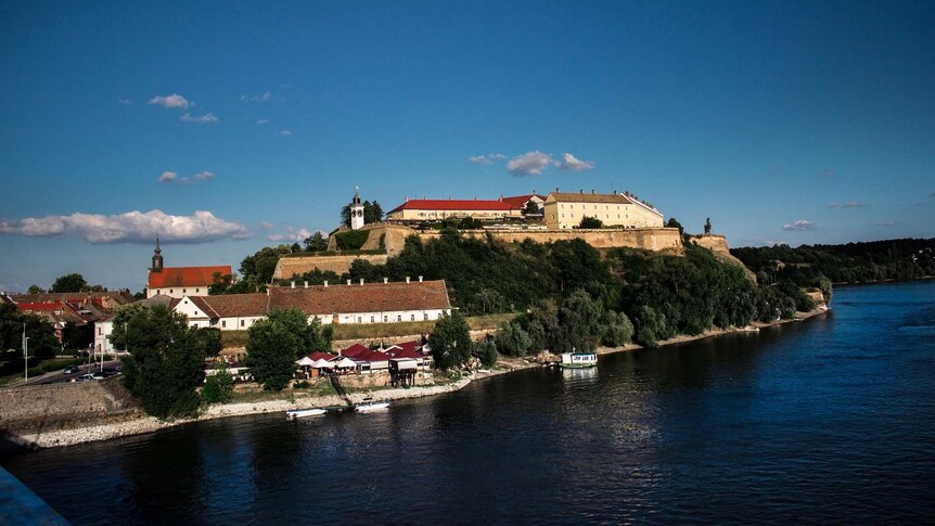 Petrovaradin Fortress, dubbed the "Gibraltar of the Danube", reaches out into the Danube from the City of Novi Sad, Serbia. (Pixabay: Ana_J)