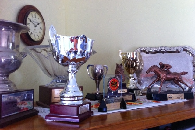 Trophies won by racehorse Star of Universe from Gulgong in the NSW central west