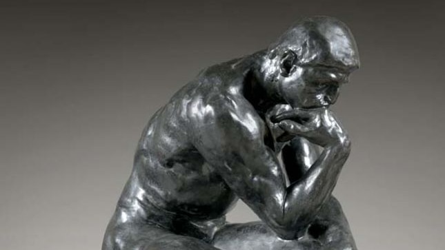 One of the Thinker sculptures by French master Auguste Rodin (www.drouot.com)