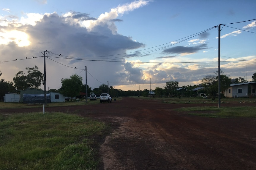 A photo of an empty street